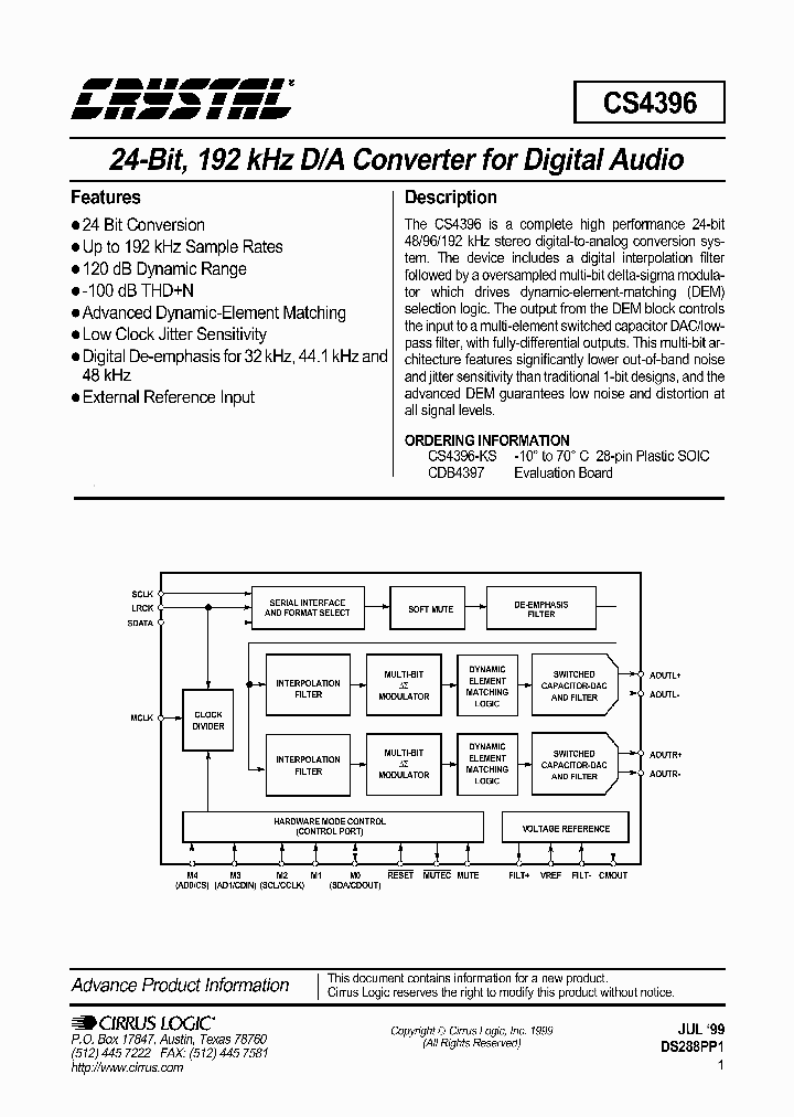 CS4396_196493.PDF Datasheet