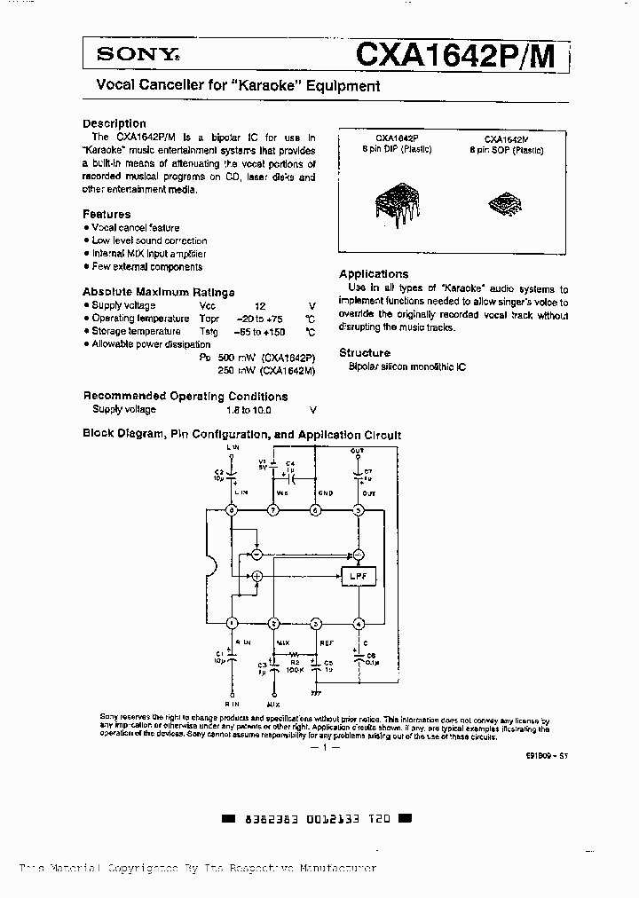 CXA1642M_306884.PDF Datasheet