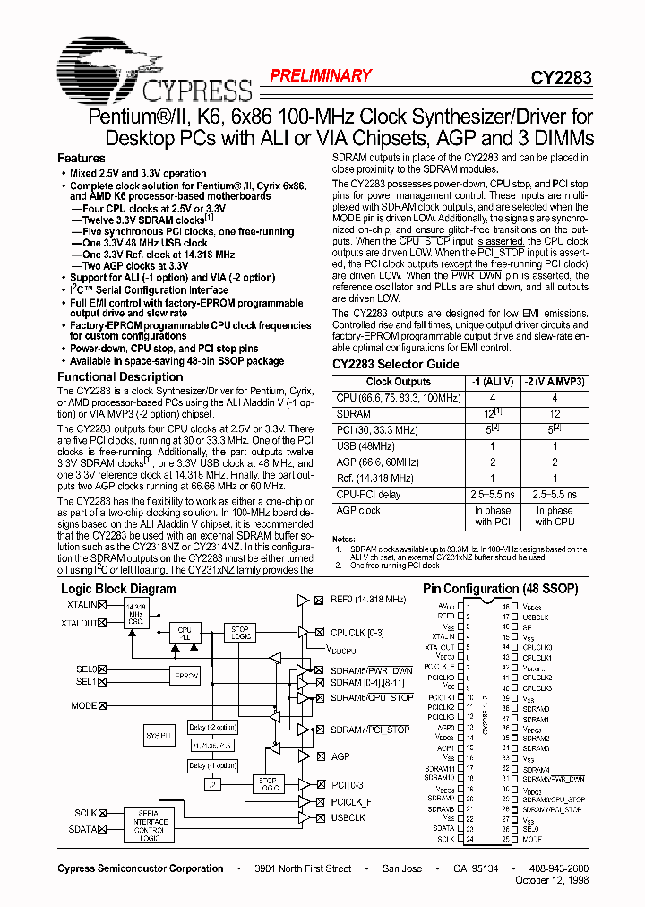 CY2283_356972.PDF Datasheet