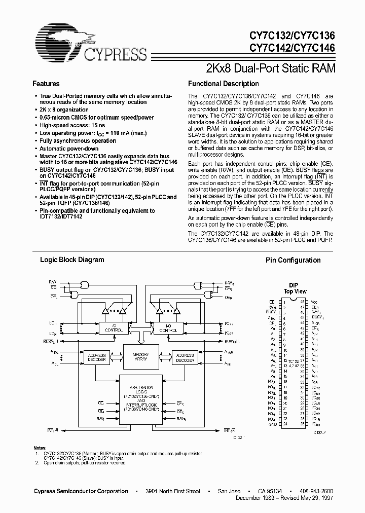CY7C136_327470.PDF Datasheet