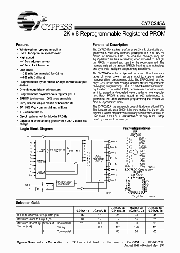 CY7C245A_357441.PDF Datasheet