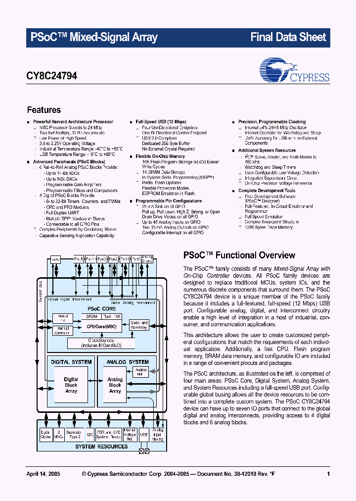 CY8C24794_185151.PDF Datasheet