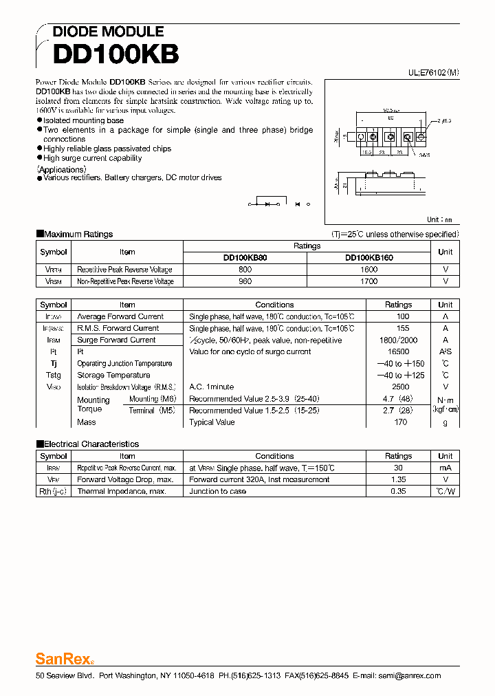 DD100KB160_342811.PDF Datasheet