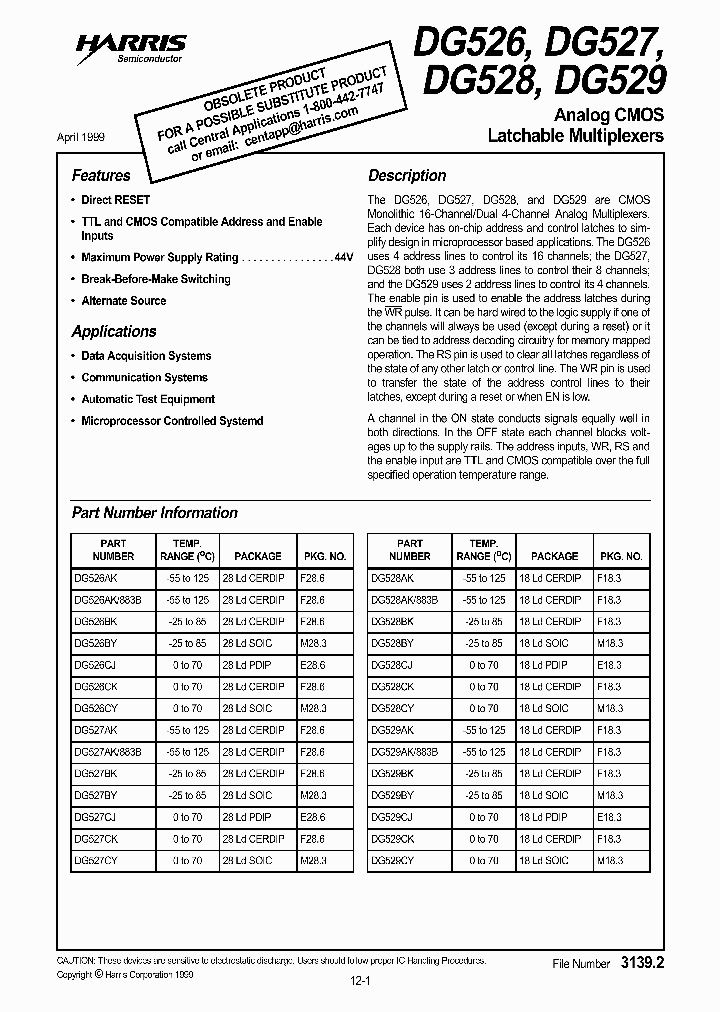 DG529BK_112055.PDF Datasheet