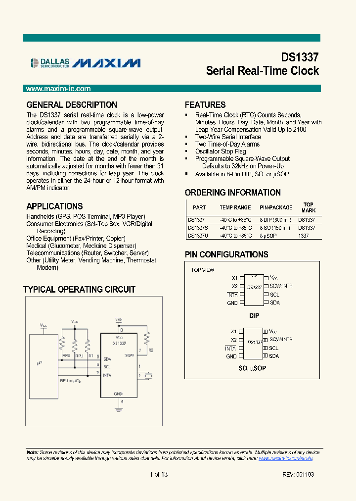 DS1337_317770.PDF Datasheet