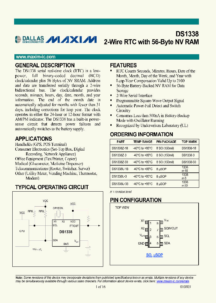 DS1338_311091.PDF Datasheet