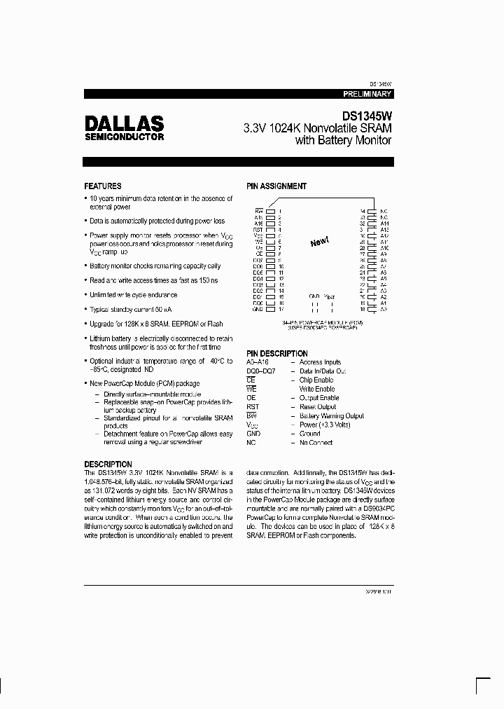 DS1345W_328079.PDF Datasheet