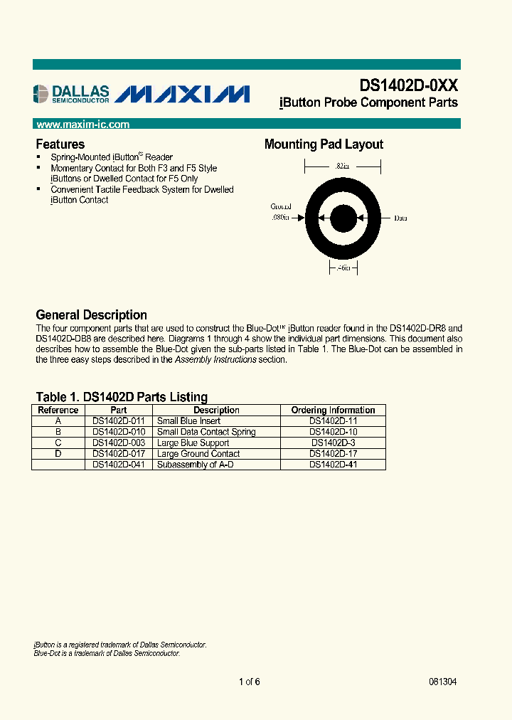 DS1402D-41_324669.PDF Datasheet