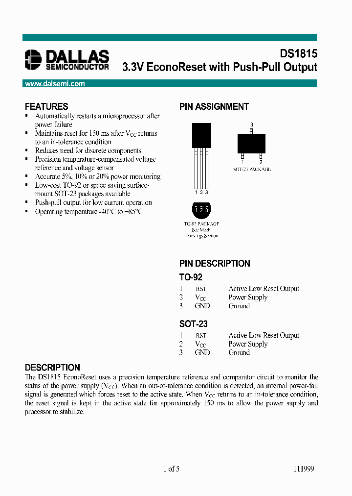DS1815_200958.PDF Datasheet