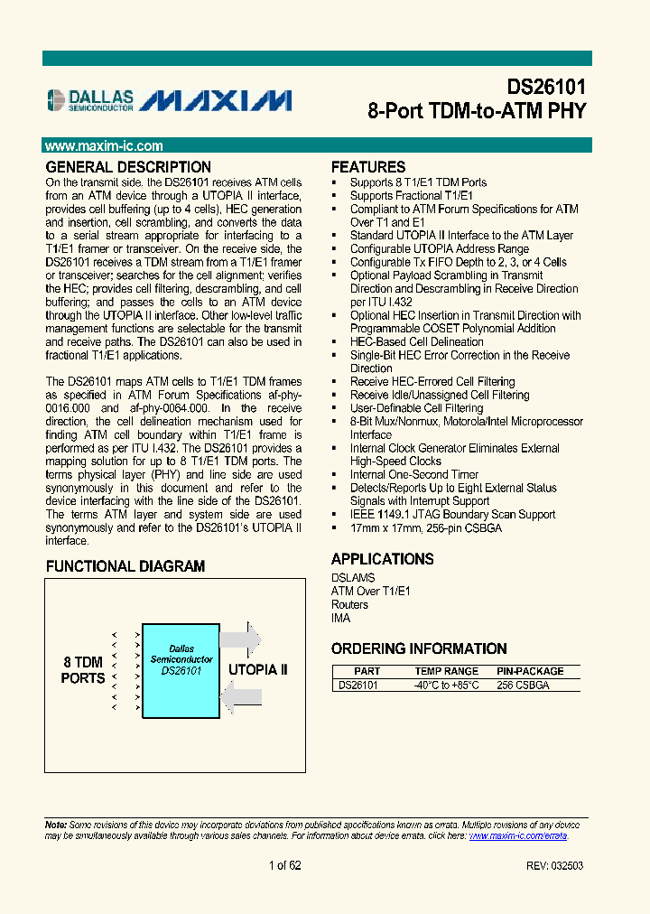 DS26101_314823.PDF Datasheet