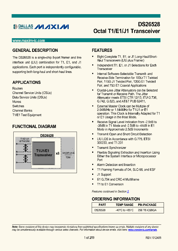 DS26528_284660.PDF Datasheet