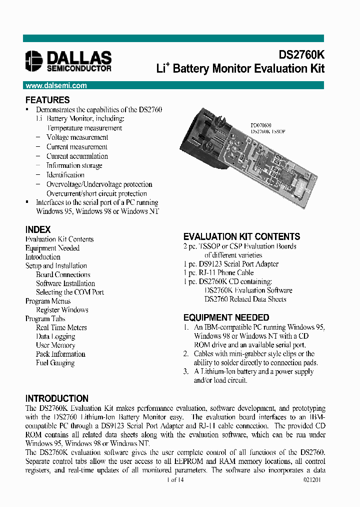 DS2760K_316304.PDF Datasheet