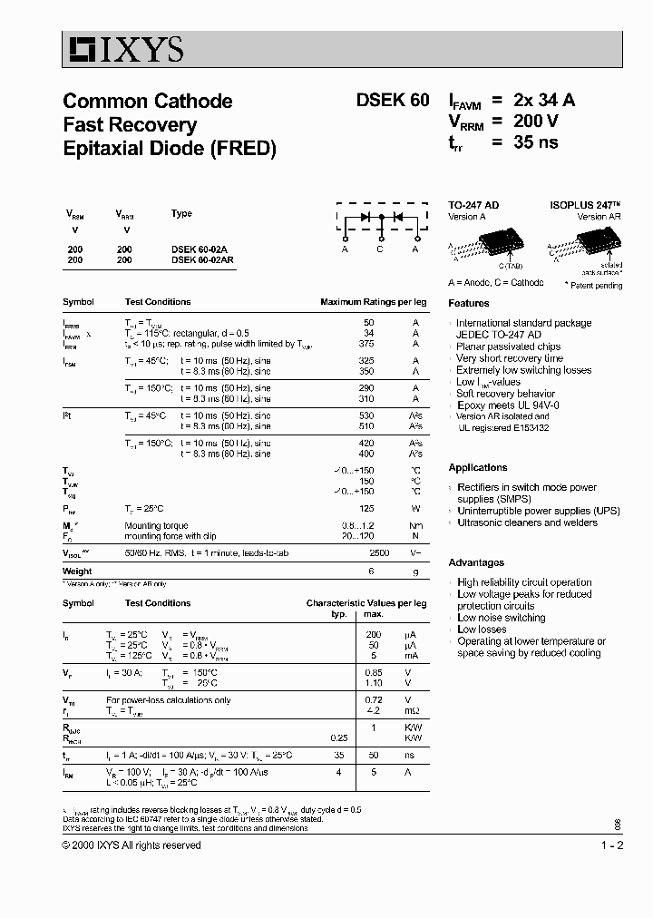 DSEK60-02_308587.PDF Datasheet