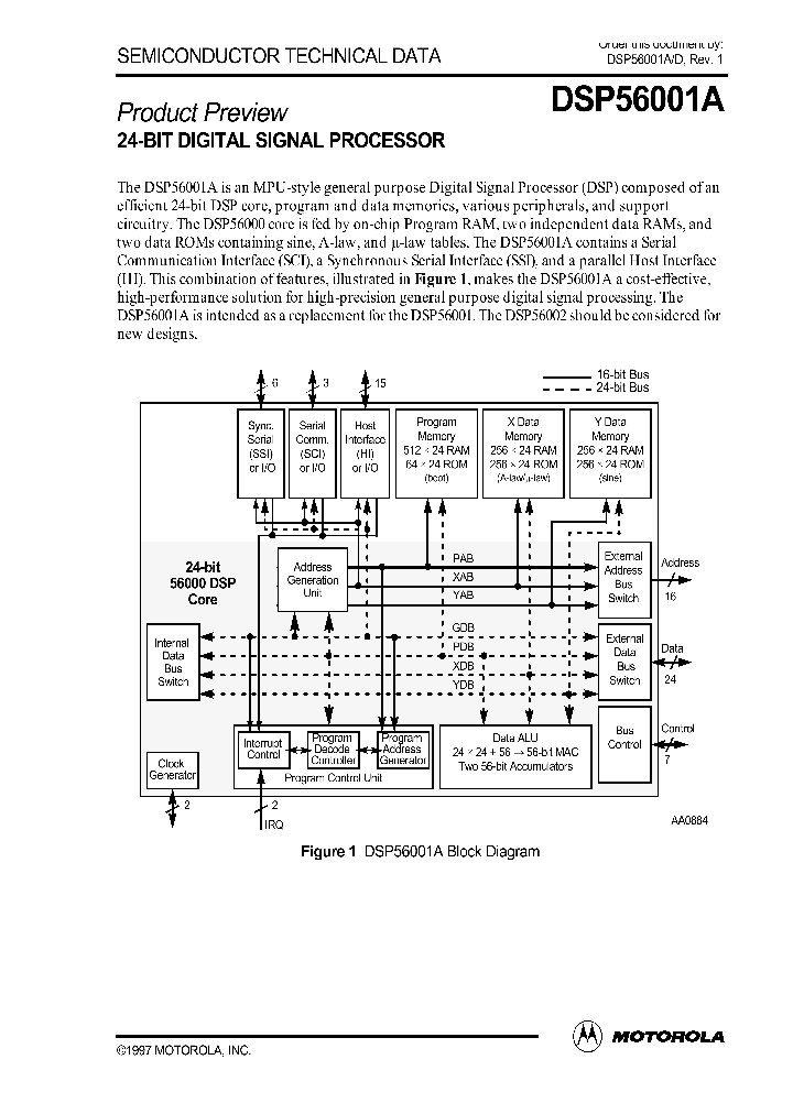 DSP56001A_364791.PDF Datasheet