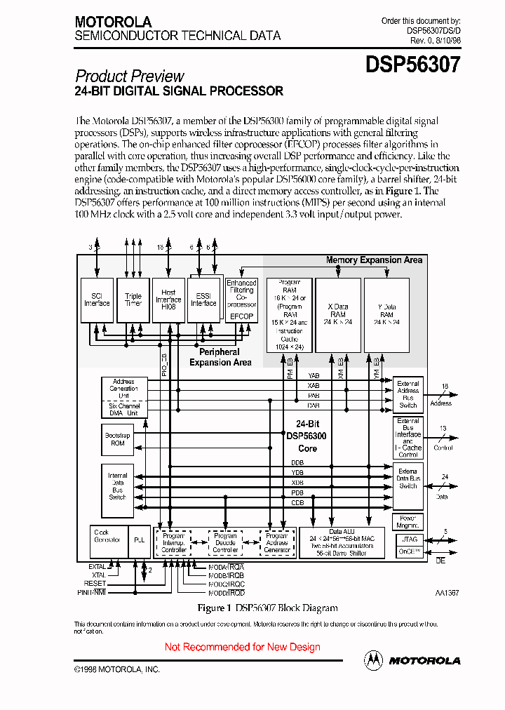 DSP56307_315254.PDF Datasheet