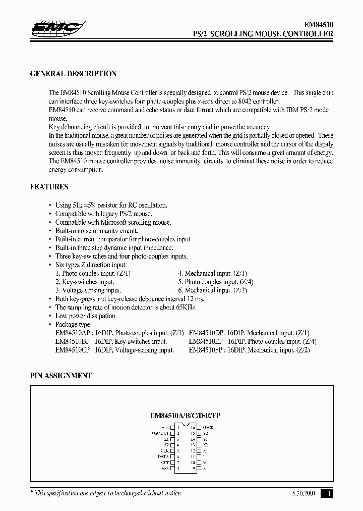 EM84510EP_23489.PDF Datasheet