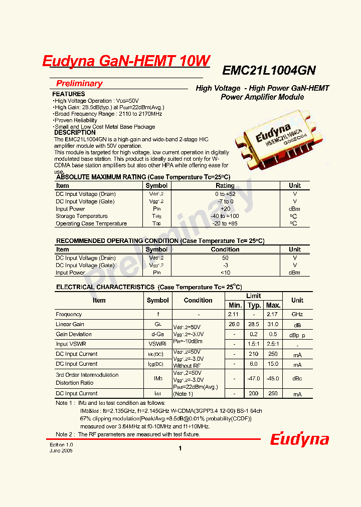 EMC21L1004_330855.PDF Datasheet