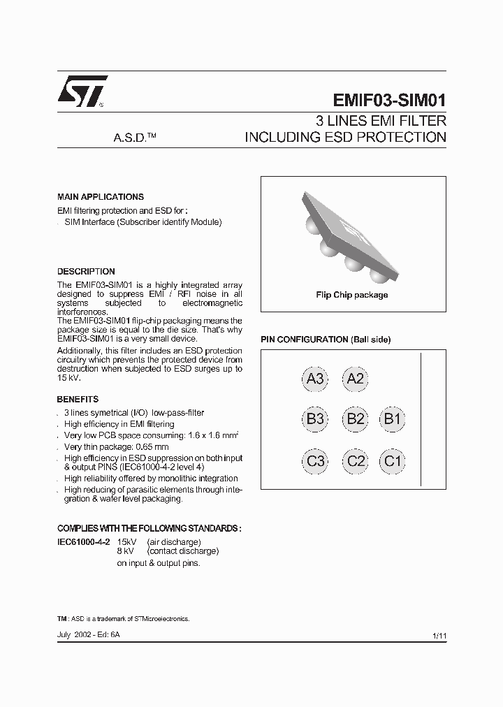 EMIF03-SIM01_366998.PDF Datasheet