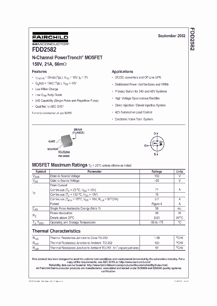 FDD2582_201925.PDF Datasheet