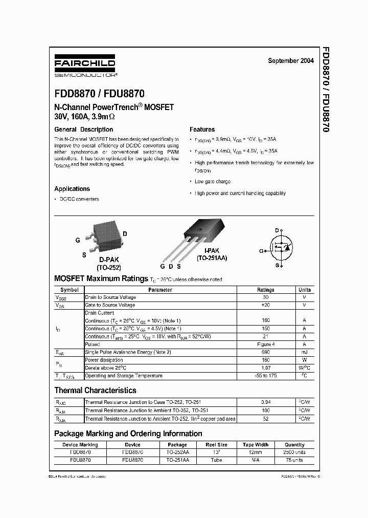 FDD8870_367673.PDF Datasheet