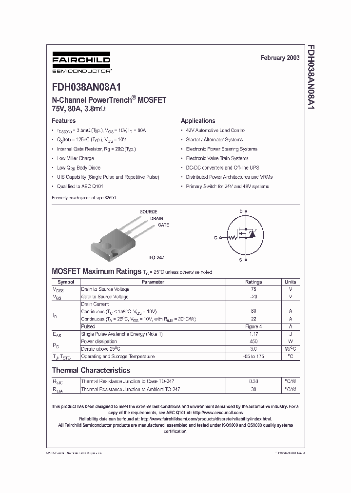 FDH038AN08A1_327247.PDF Datasheet