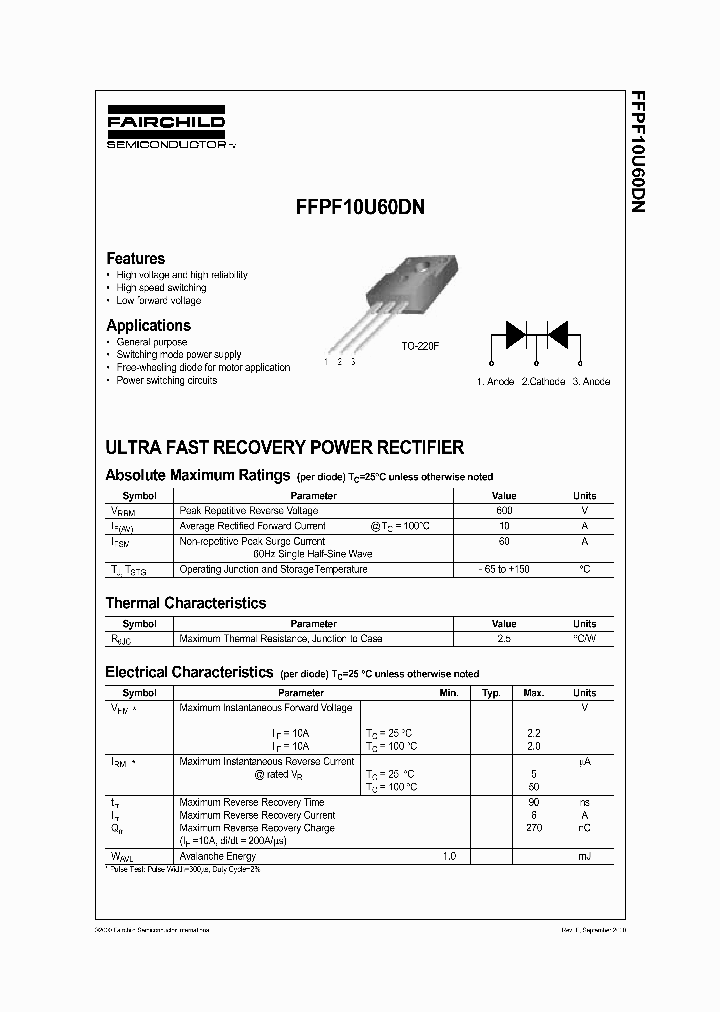 FFPF10U60DN_336424.PDF Datasheet