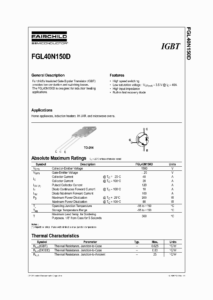 FGL40N150_194927.PDF Datasheet