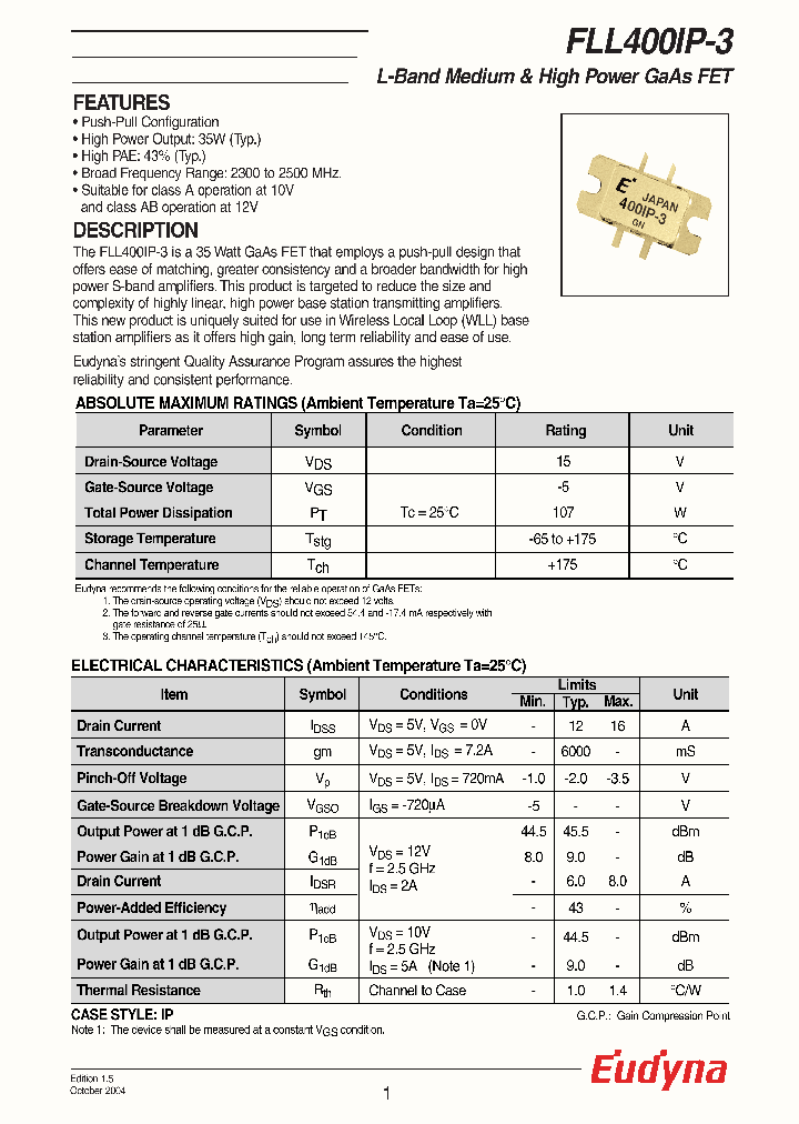 FLL400IP-3_307396.PDF Datasheet