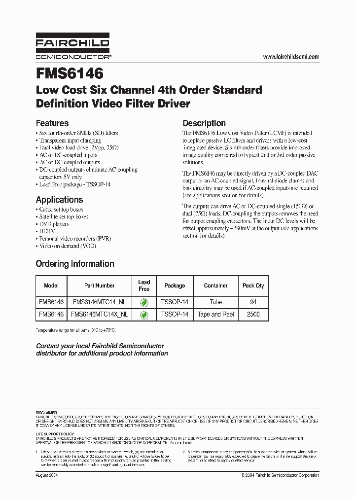 FMS6146_362266.PDF Datasheet