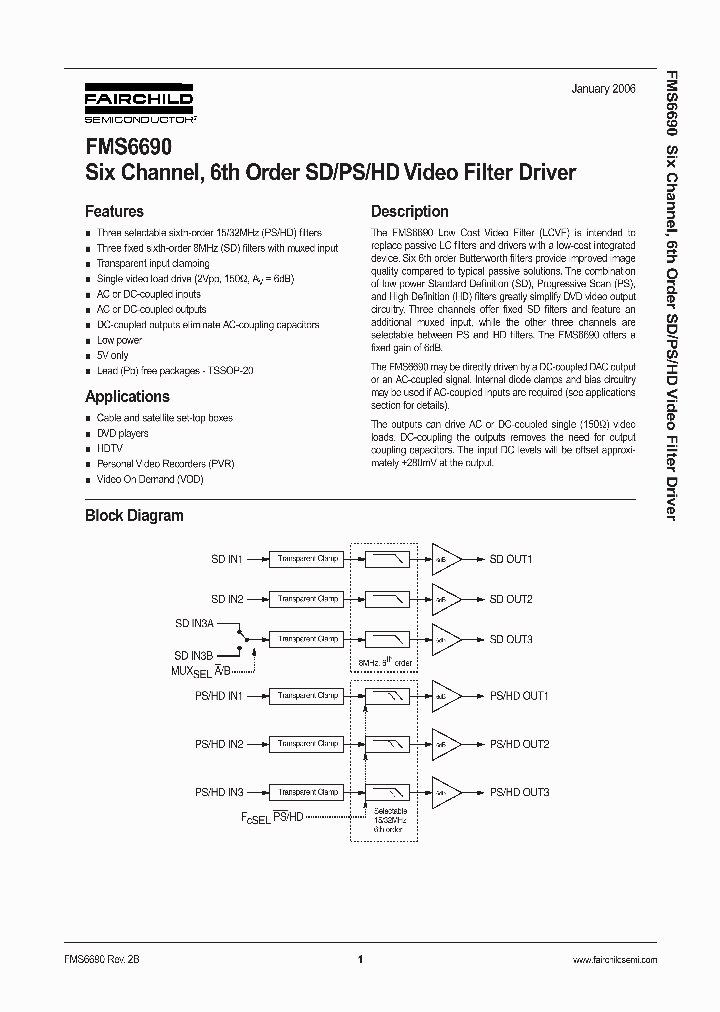 FMS6690NBSP_347947.PDF Datasheet