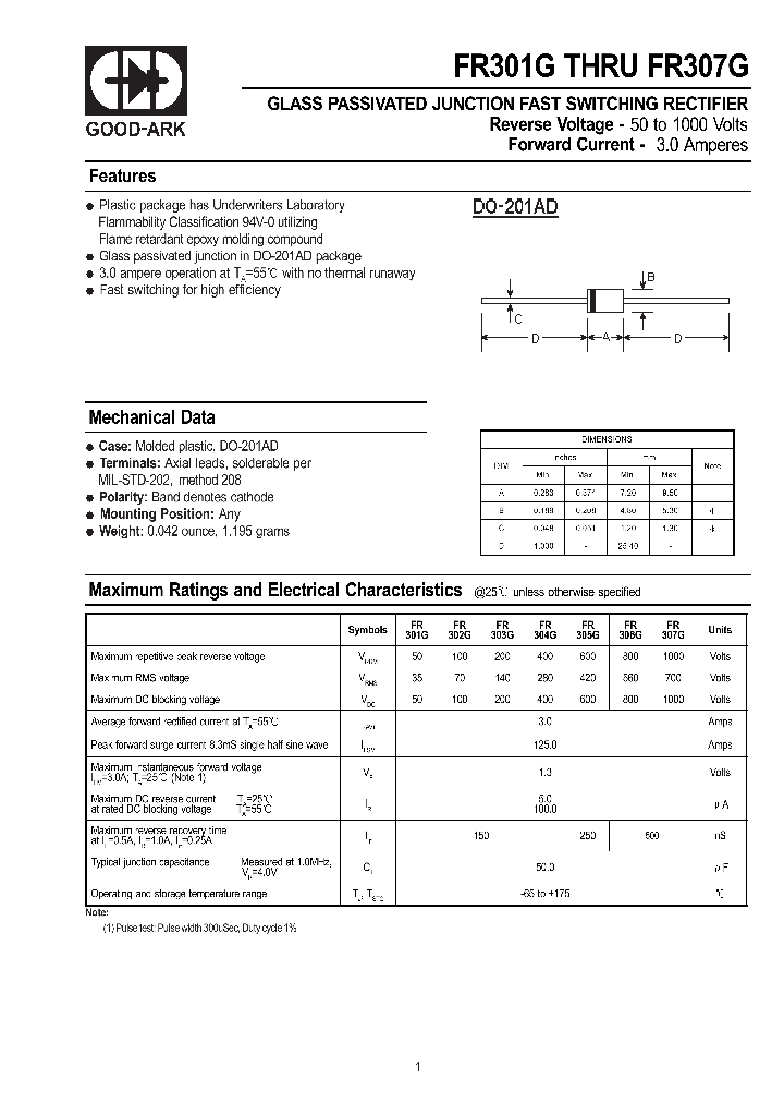 FR301G_332631.PDF Datasheet