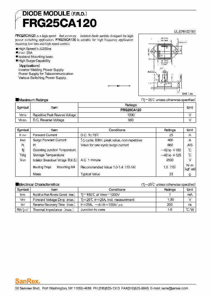 FRG25CA120_366257.PDF Datasheet