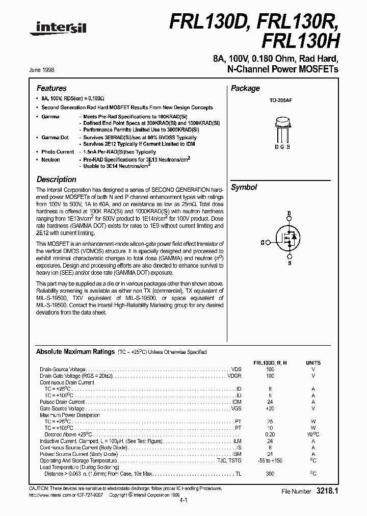 FRL130R_313934.PDF Datasheet