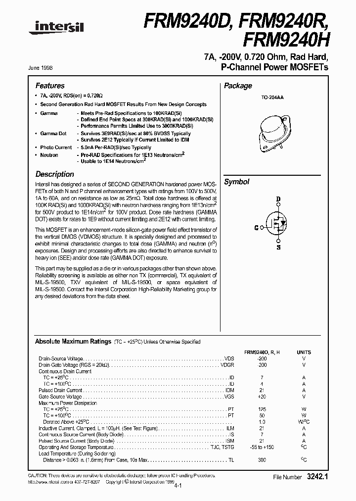 FRM9240H_330475.PDF Datasheet