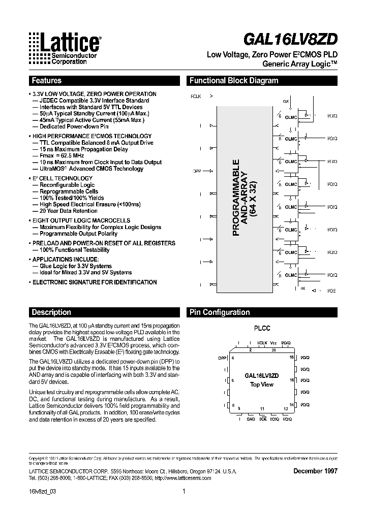 GAL16LV8ZD_356571.PDF Datasheet