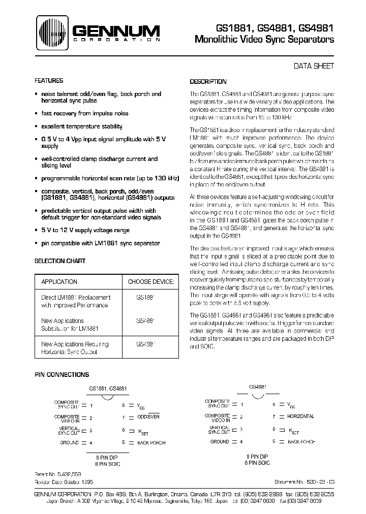 GS1881_227590.PDF Datasheet