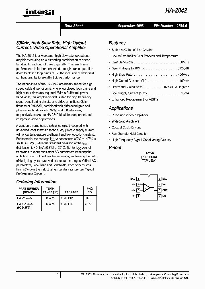 HA-2842_324069.PDF Datasheet