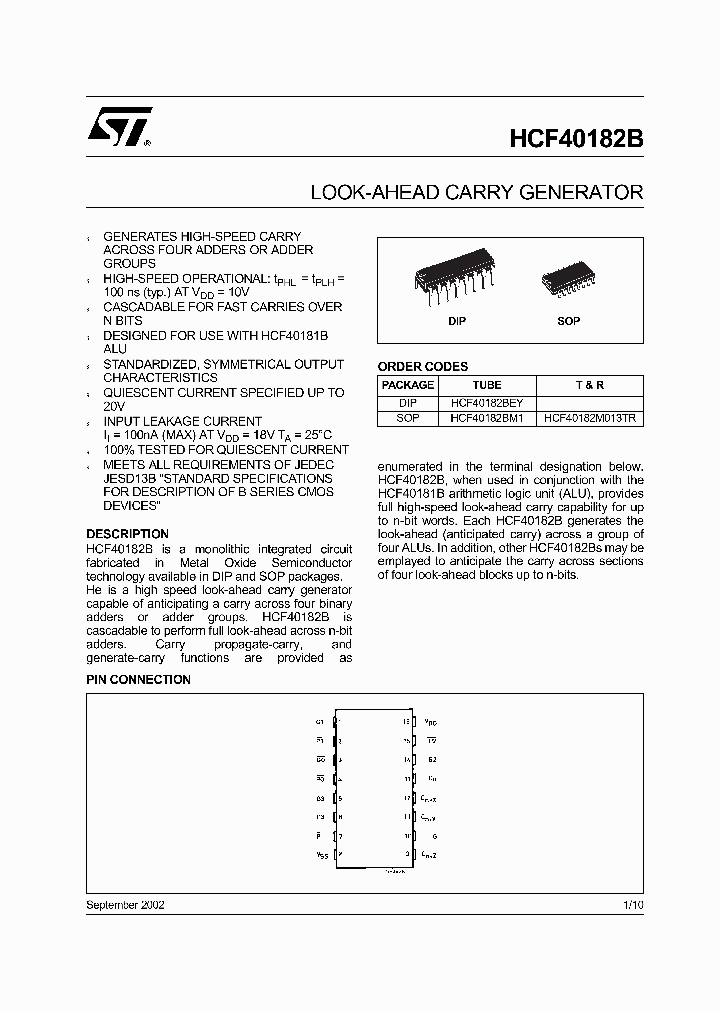 HCF40182_187500.PDF Datasheet