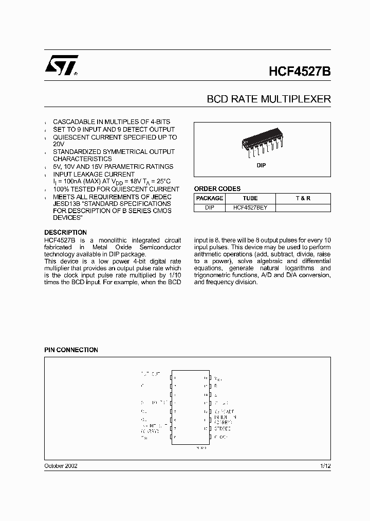 HCF4527_321782.PDF Datasheet