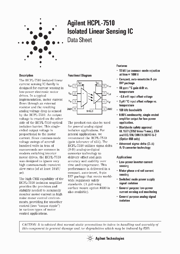 HCPL-7510_305683.PDF Datasheet