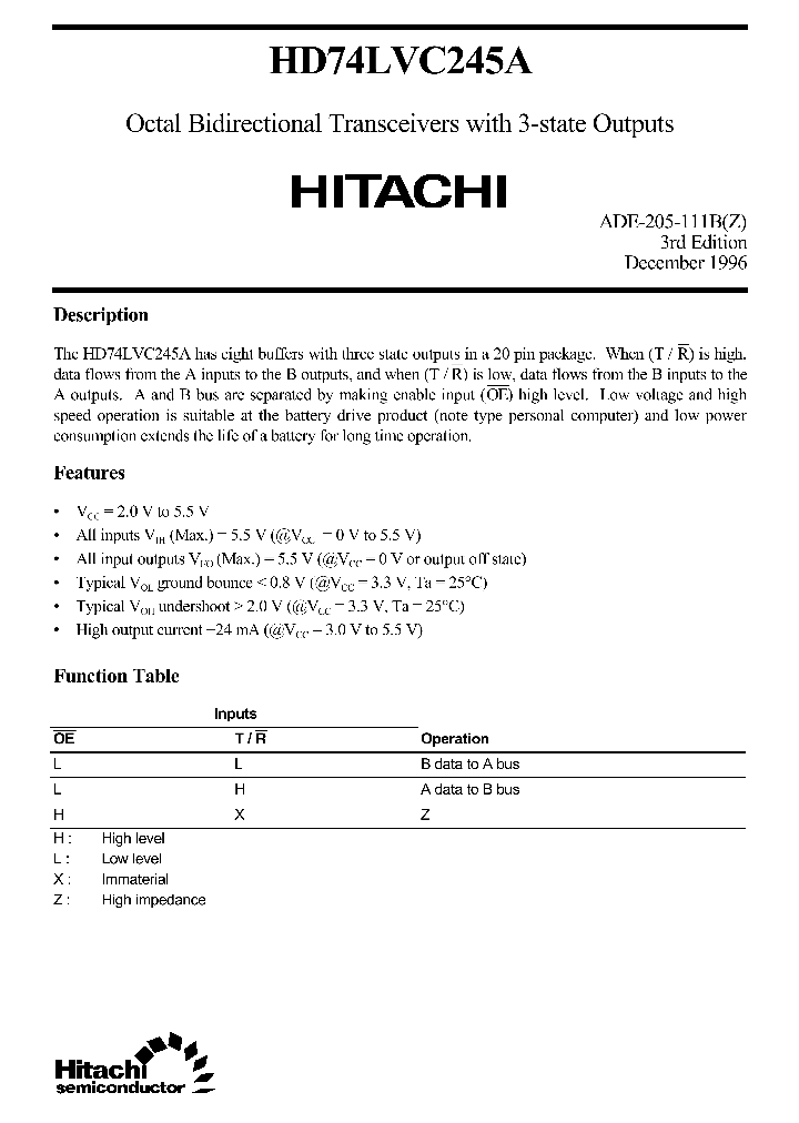 HD74LVC245_315880.PDF Datasheet