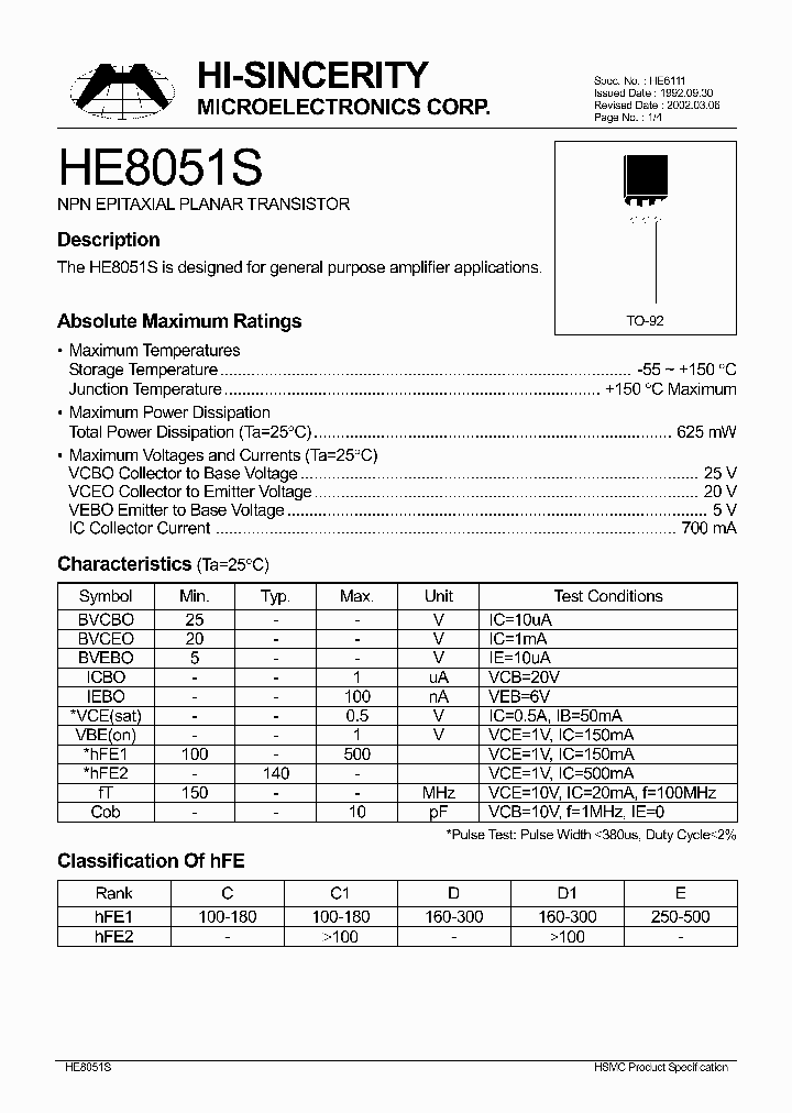 HE8051S_328988.PDF Datasheet