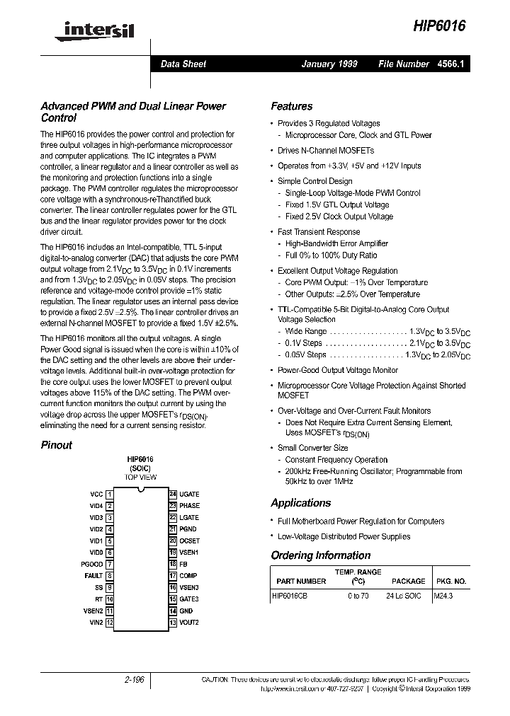 HIP6016_26225.PDF Datasheet