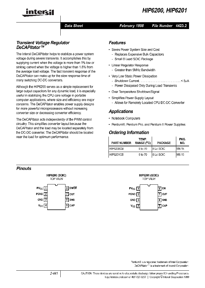 HIP6201_197405.PDF Datasheet