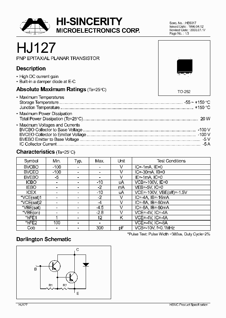 HJ127_314599.PDF Datasheet