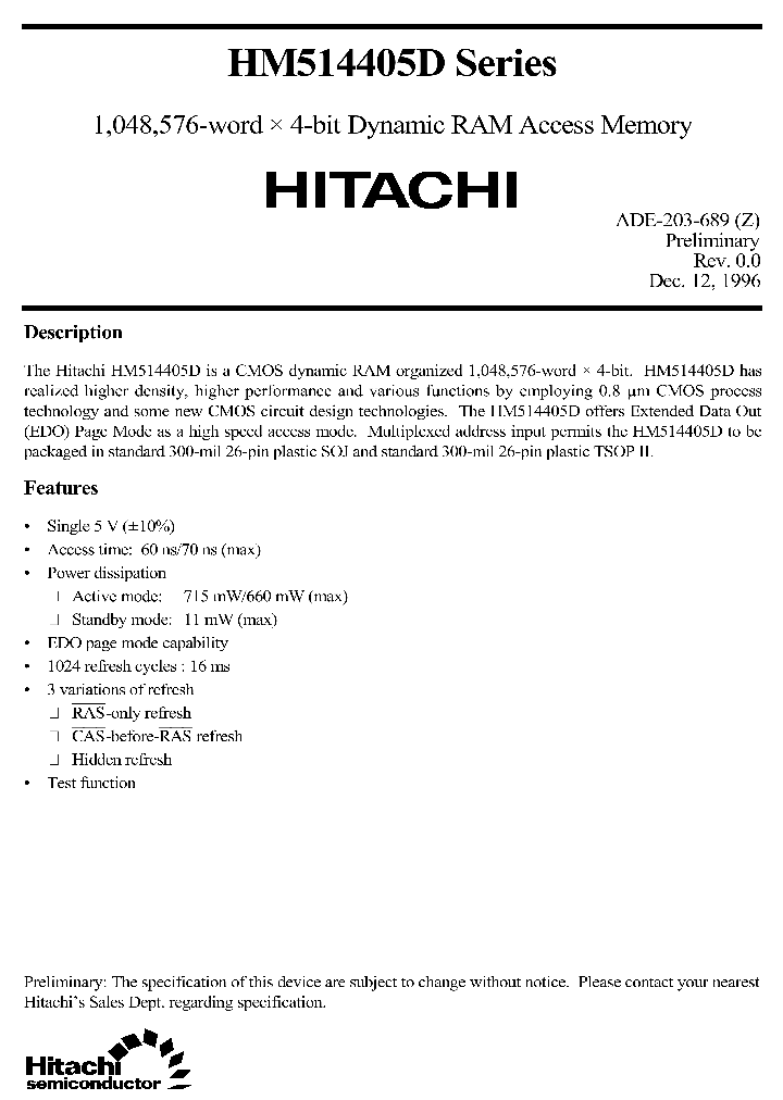 HM514405DSERIES_320515.PDF Datasheet