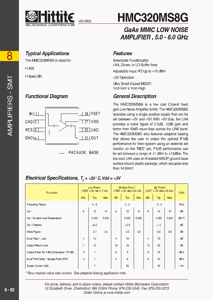 HMC320MS8G_329605.PDF Datasheet