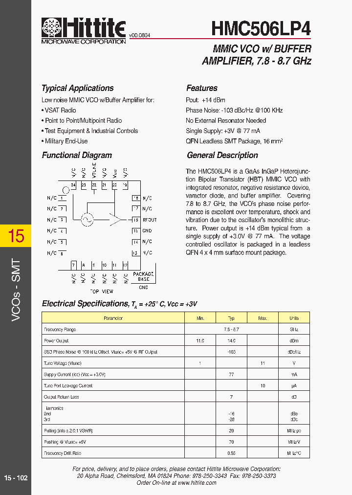 HMC506LP4_351116.PDF Datasheet