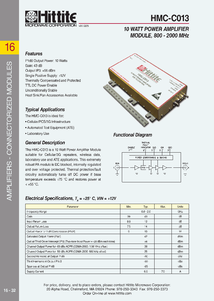 HMC-C013_367267.PDF Datasheet