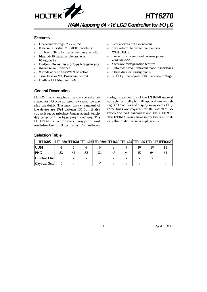 HT16270_331251.PDF Datasheet